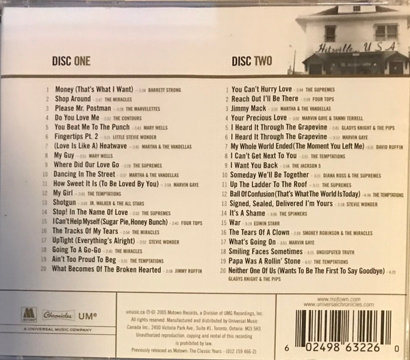 Various - Motown Classics Gold (2CD) [CD] | Motown (B000312002) - 2