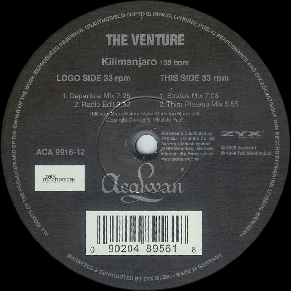The Venture - Kilimanjaro | Acalwan (ACA 9916-12) - main The Venture - Kilimanjaro | Acalwan (ACA 9916-12) - main