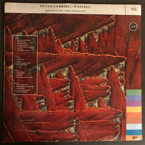Peter Gabriel - Passion | Real World Records (605525)
