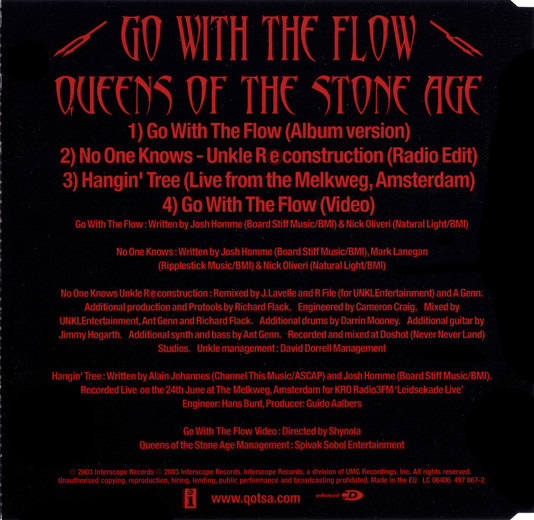 Queens Of The Stone Age - Go With The Flow | Interscope Records (497 867-2) - 2