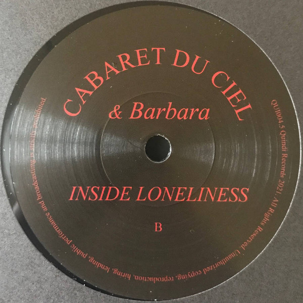 Cabaret Du Ciel & Barbara Volpato - Like A Fool / Inside Loneliness | Quindi Records (QUI004.5) - 4 Cabaret Du Ciel & Barbara Volpato - Like A Fool / Inside Loneliness | Quindi Records (QUI004.5) - 4