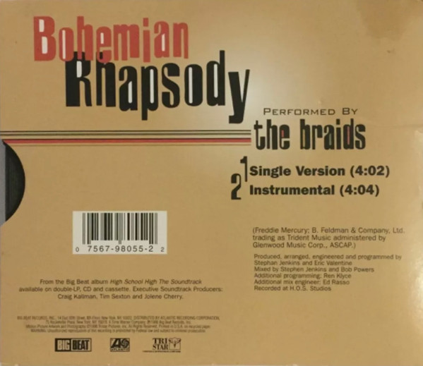 The Braids - Bohemian Rhapsody | Big Beat (2-98055) - 2 The Braids - Bohemian Rhapsody | Big Beat (2-98055) - 2