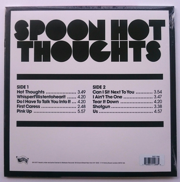 Spoon - Hot Thoughts | Matador (OLE-1128-8) - 2