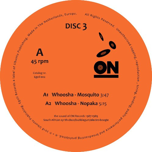 Whoosha , Pamela Nkutha - The Sound Of On Records 1987-1989 | Egoli Records (EGOLI 002-DISC 3) - 2 Whoosha , Pamela Nkutha - The Sound Of On Records 1987-1989 | Egoli Records (EGOLI 002-DISC 3) - 2