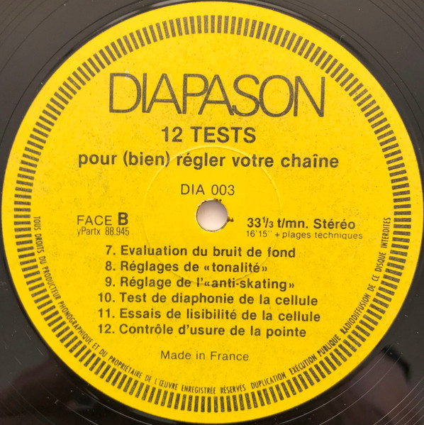 No Artist - 12 Tests Pour (Bien) Régler Votre Chaîne Hi-Fi | Diapason (DIA 003) - 3 No Artist - 12 Tests Pour (Bien) Régler Votre Chaîne Hi-Fi | Diapason (DIA 003) - 3