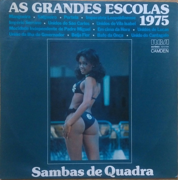Various - As Grandes Escolas 1975 - Sambas De Quadra | RCA (107.0194) - main Various - As Grandes Escolas 1975 - Sambas De Quadra | RCA (107.0194) - main