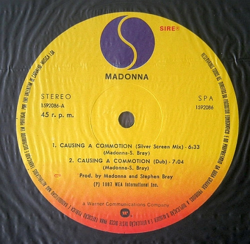 Madonna - Causing A Commotion | Sire (1592086) - 3 Madonna - Causing A Commotion | Sire (1592086) - 3