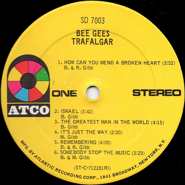 Bee Gees - Trafalgar | ATCO Records (SD 7003) - 2 Bee Gees - Trafalgar | ATCO Records (SD 7003) - 2