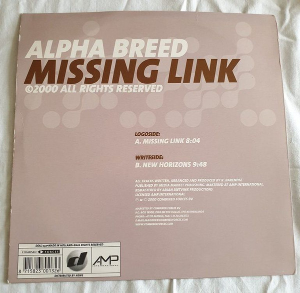 Alpha Breed - Missing Link | Deal Records (DEAL 032) - 3