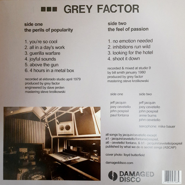 Grey Factor - 1979-1980 A.D. (Complete Studio Recordings) - LP VG+/VG+ | Damaged Disco (DMGD-0001-LP) - 2 Grey Factor - 1979-1980 A.D. (Complete Studio Recordings) - LP VG+/VG+ | Damaged Disco (DMGD-0001-LP) - 2