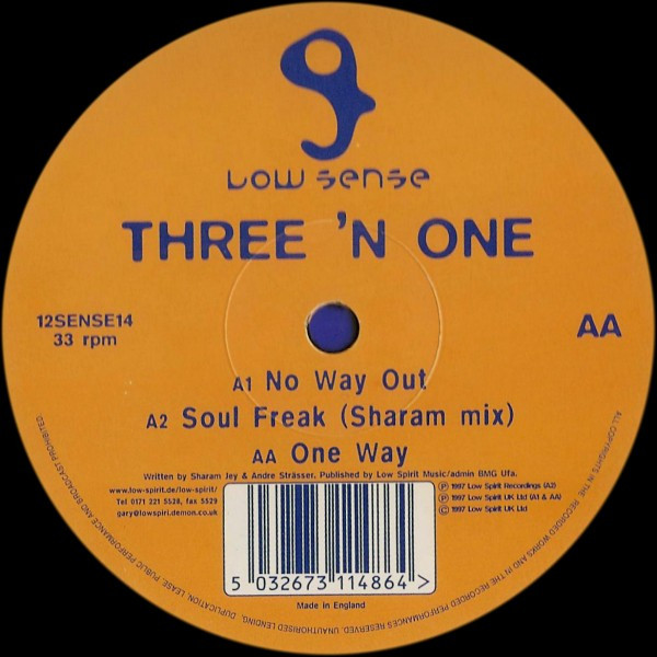 Three 'N One - No Way Out | Low Sense (12SENSE14) - main