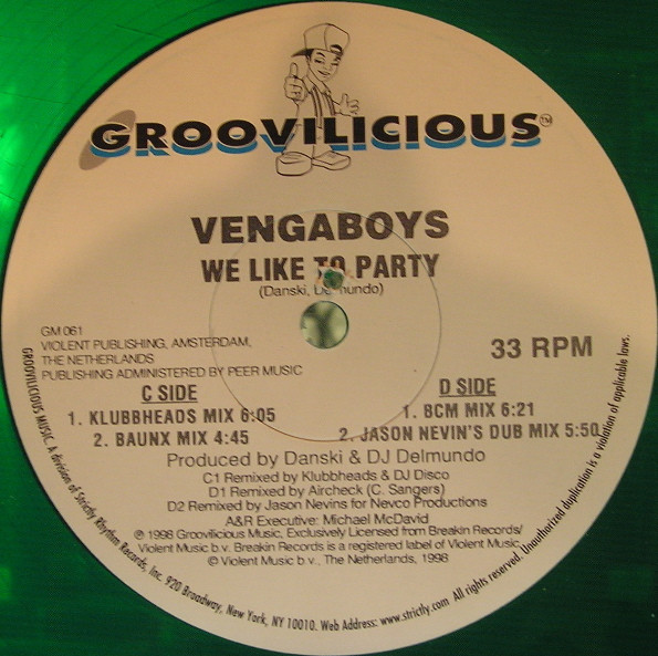 Vengaboys - We Like To Party | Groovilicious (GM 061) - 4