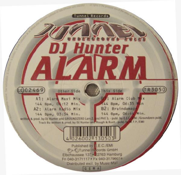 DJ Hunter - Alarm | Tunnel Records (TR3050) - 3