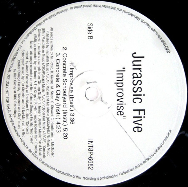 Jurassic 5 - Improvise | Interscope Records (INT8P-6682) - 3 Jurassic 5 - Improvise | Interscope Records (INT8P-6682) - 3