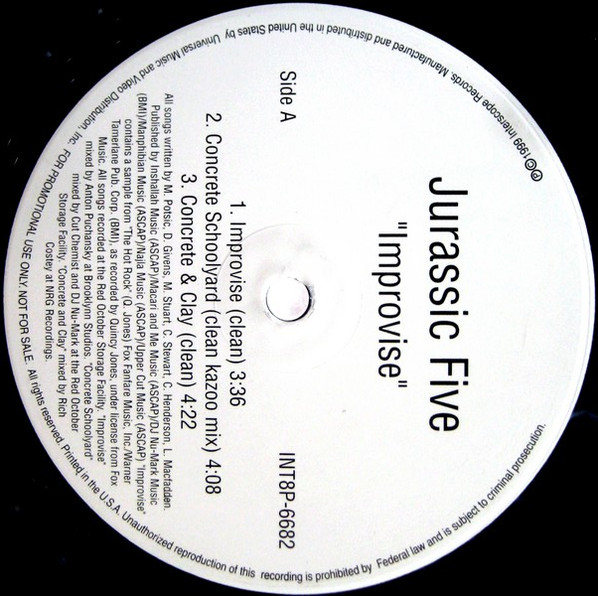 Jurassic 5 - Improvise | Interscope Records (INT8P-6682) - 2 Jurassic 5 - Improvise | Interscope Records (INT8P-6682) - 2