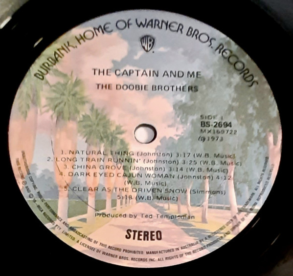The Doobie Brothers - The Captain And Me | Warner Bros. Records (BS 2694) - 4