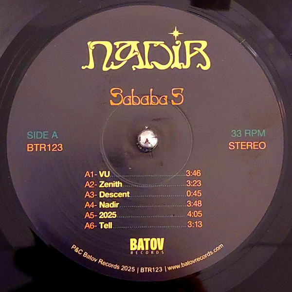 Sababa 5 - Nadir | Batov Records (BTR123) - 3 Sababa 5 - Nadir | Batov Records (BTR123) - 3