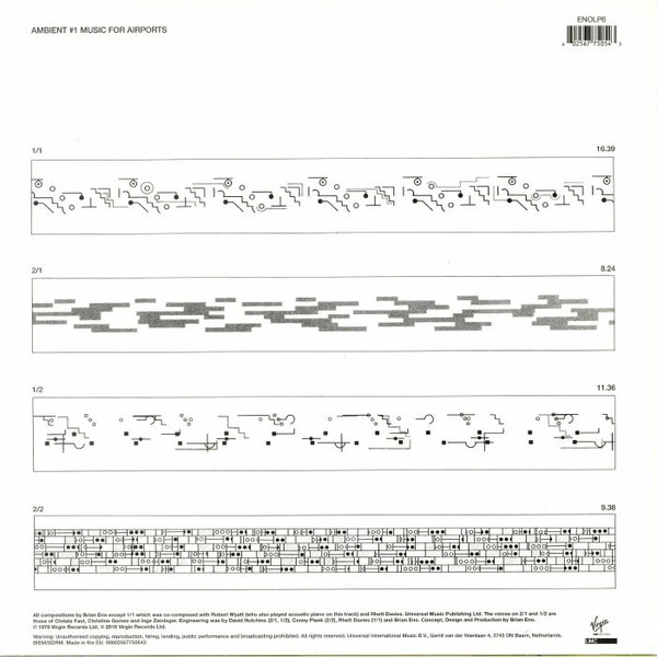 Brian Eno - Ambient 1 (Music For Airports) | Virgin EMI Records (ENOLP6) - 2 Brian Eno - Ambient 1 (Music For Airports) | Virgin EMI Records (ENOLP6) - 2