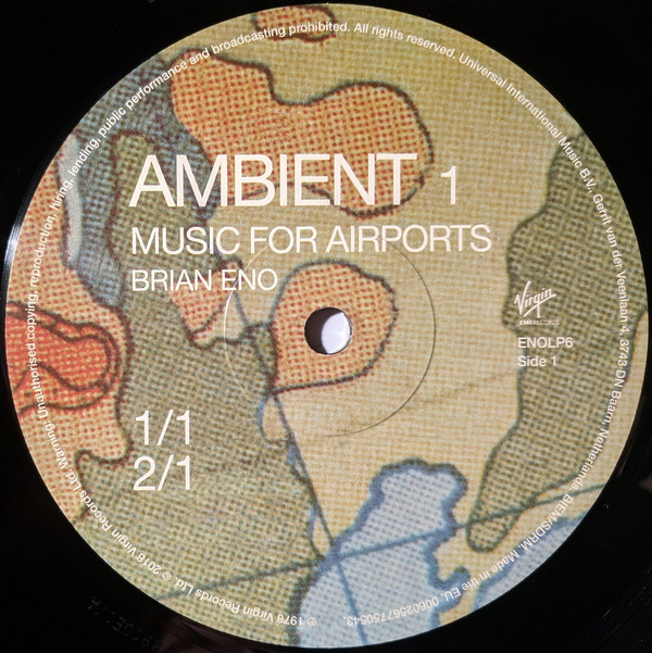 Brian Eno - Ambient 1 (Music For Airports) | Virgin EMI Records (ENOLP6) - 3 Brian Eno - Ambient 1 (Music For Airports) | Virgin EMI Records (ENOLP6) - 3