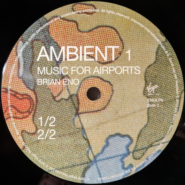 Brian Eno - Ambient 1 (Music For Airports) | Virgin EMI Records (ENOLP6) - 4 Brian Eno - Ambient 1 (Music For Airports) | Virgin EMI Records (ENOLP6) - 4