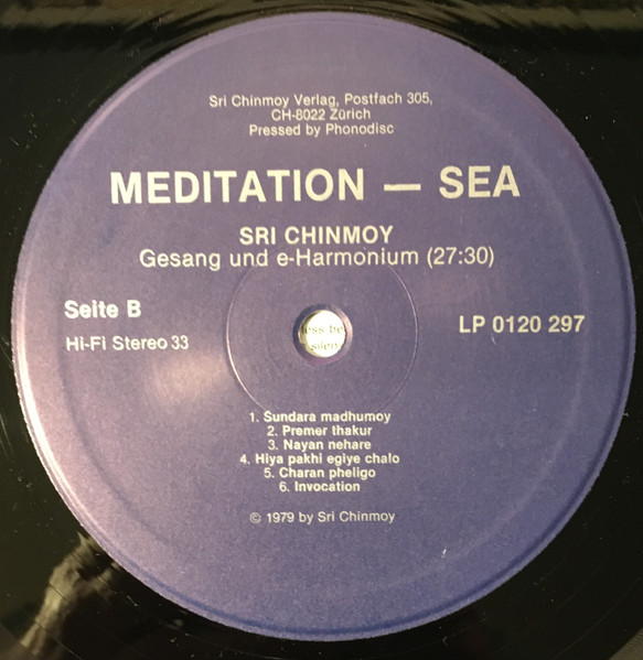 Sri Chinmoy - Meditation - Sea | Sri Chinmoy Verlag (0120 297) - 4 Sri Chinmoy - Meditation - Sea | Sri Chinmoy Verlag (0120 297) - 4