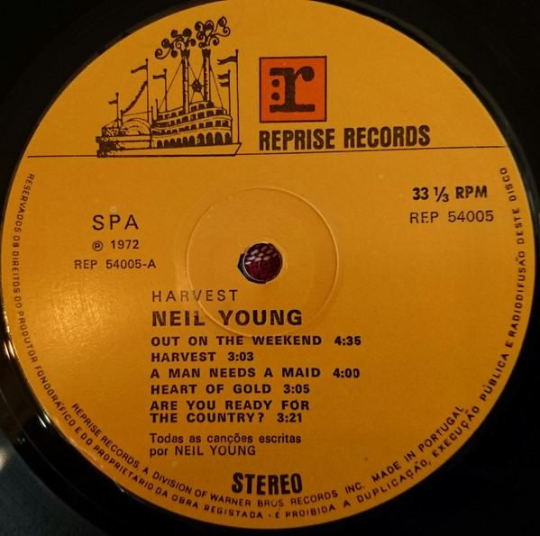 Neil Young - Harvest | Reprise Records (REP 54005) - 4
