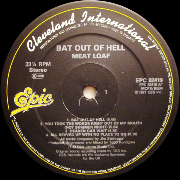 Bat Out Of Hell