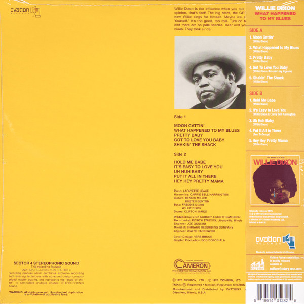 Willie Dixon - What Happened To My Blues | Culture Factory (CFU01282) - 3 Willie Dixon - What Happened To My Blues | Culture Factory (CFU01282) - 3