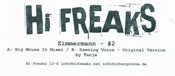 Jens Zimmermann - #2 | Hi Freaks (HIFREAKS 013) - main