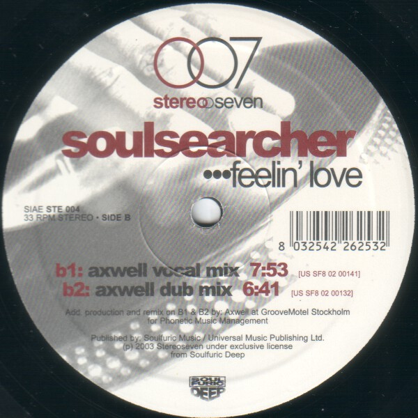 Soulsearcher - Feelin' Love | Stereoseven (ste004) - 3