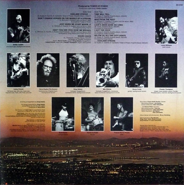 Tower Of Power - Back To Oakland | Warner Bros. Records (BS 2749) - 2
