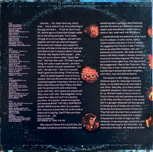 Mike Bloomfield & Al Kooper - The Live Adventures Of Mike Bloomfield And Al Kooper | Columbia (KGP 6) - 2 Mike Bloomfield & Al Kooper - The Live Adventures Of Mike Bloomfield And Al Kooper | Columbia (KGP 6) - 2