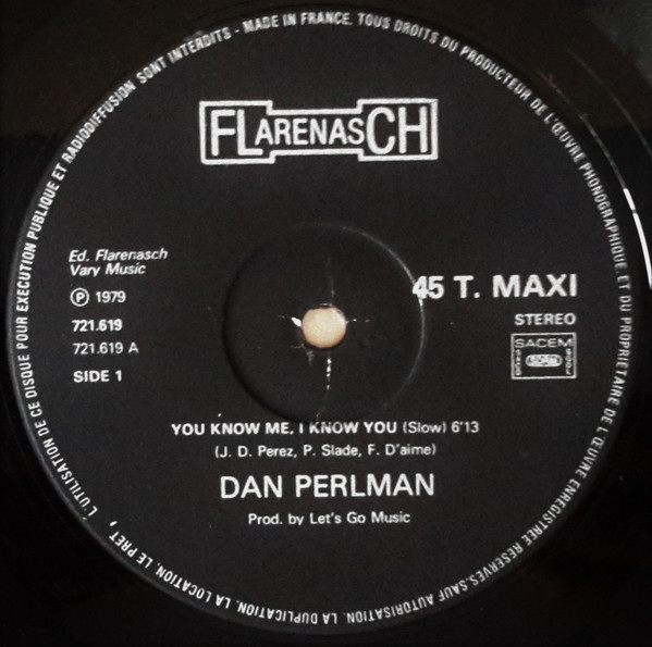Dan Perlman - You Know Me, I Know You | Flarenasch (721619) - 3 Dan Perlman - You Know Me, I Know You | Flarenasch (721619) - 3