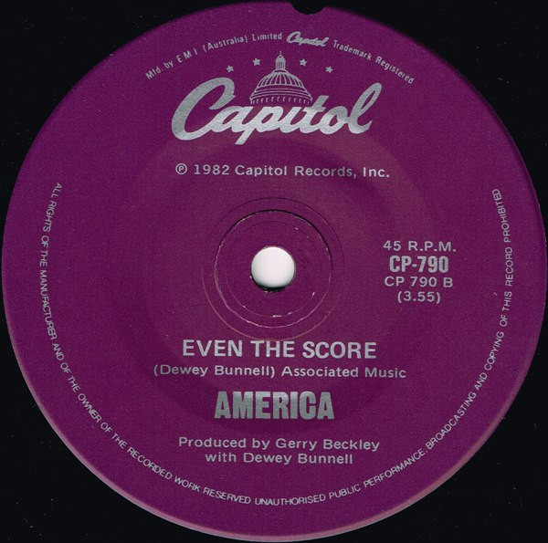 America - You Can Do Magic | Capitol Records (CP-790) - 2