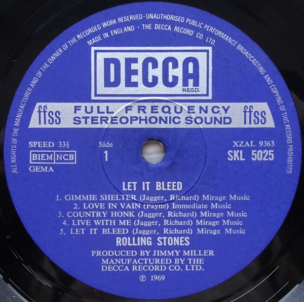 The Rolling Stones - Let It Bleed | Decca (SKL.5025) - 3