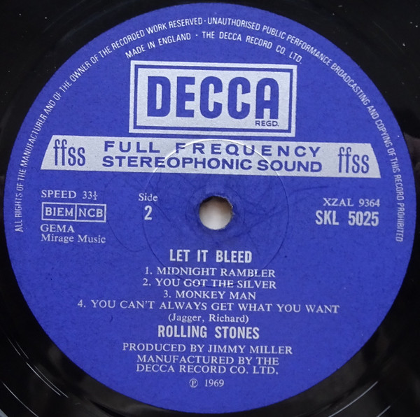 The Rolling Stones - Let It Bleed | Decca (SKL.5025) - 4