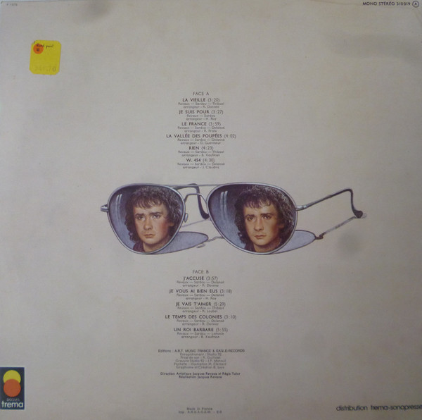 Michel Sardou - Michel Sardou | Trema (310 019) - 4