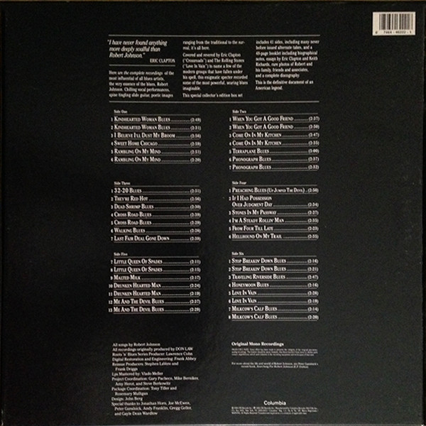 Robert Johnson - The Complete Recordings | Columbia (C3 46222) - 2