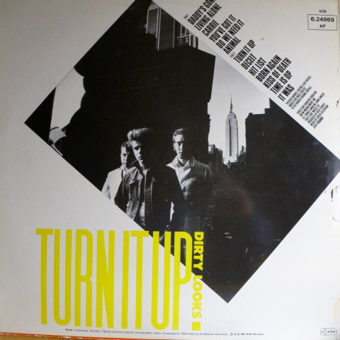 Dirty Looks - Turn It Up | TELDEC (6.24869) - 3