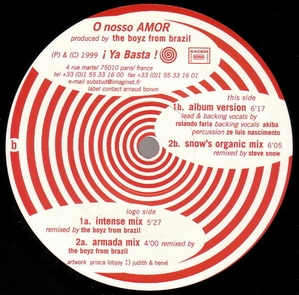 The Boyz From Brazil - O Nosso Amor | ¡Ya Basta! (YAB 004) - main The Boyz From Brazil - O Nosso Amor | ¡Ya Basta! (YAB 004) - main