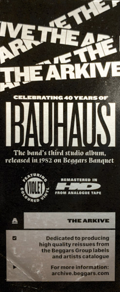 Bauhaus - The Sky's Gone Out | Beggars Banquet (BBQ 2097 LPX) - 3