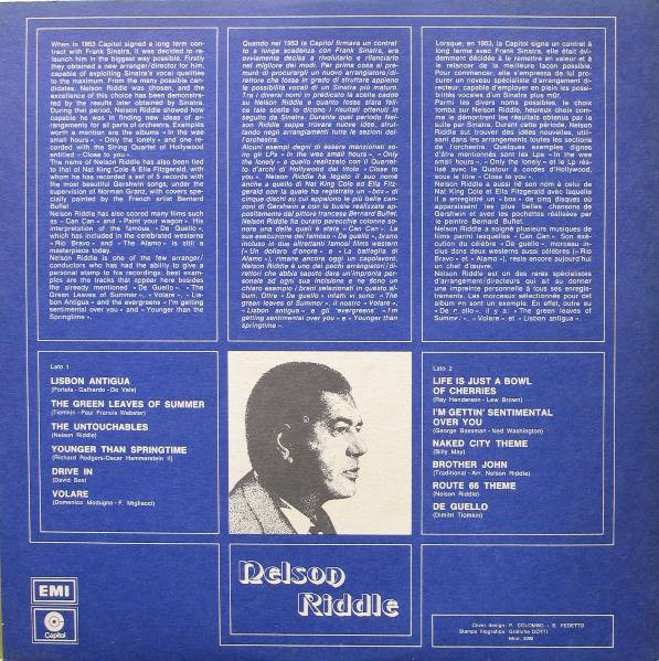Nelson Riddle - Nelson Riddle | Capitol Records (3C 064-81354) - 3