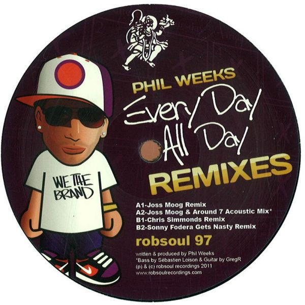 Phil Weeks - Every Day All Day Remixes | Robsoul Recordings (robsoul 97) - main Phil Weeks - Every Day All Day Remixes | Robsoul Recordings (robsoul 97) - main