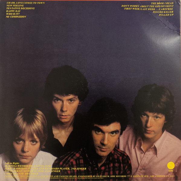 Talking Heads - Talking Heads: 77 | Sire (R1 6036) - 2