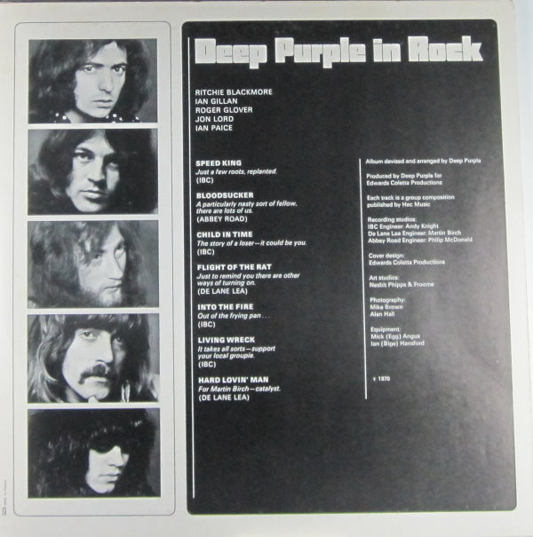 Deep Purple - Deep Purple In Rock | Harvest (DC 11) - 4