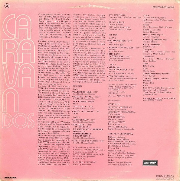 Caravan - Dos - 2 Vinilos | Deram (DCS 15078/9) - 2 Caravan - Dos - 2 Vinilos | Deram (DCS 15078/9) - 2