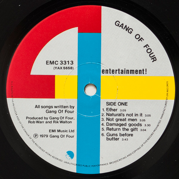 Gang Of Four - Entertainment! | EMI (EMC 3313) - 2 Gang Of Four - Entertainment! | EMI (EMC 3313) - 2