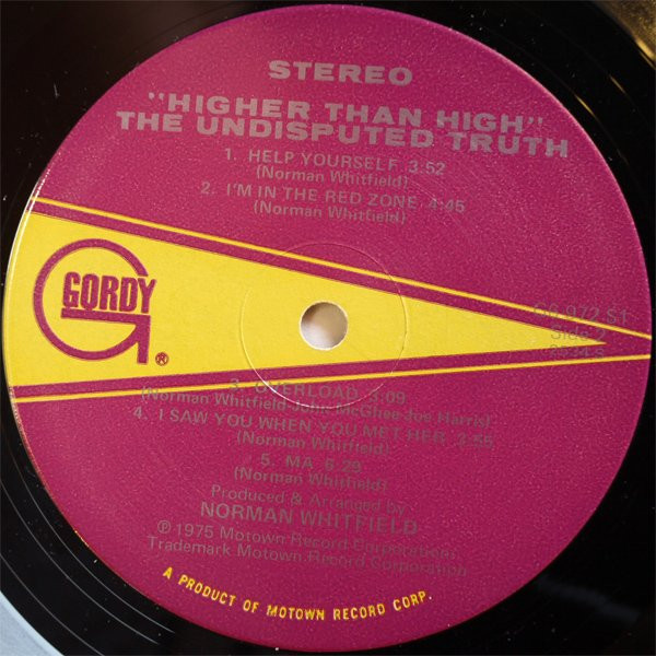 The Undisputed Truth - Higher Than High | Gordy (G6-972S1) - 4 The Undisputed Truth - Higher Than High | Gordy (G6-972S1) - 4
