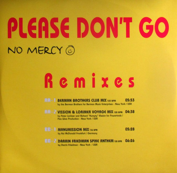 No Mercy - Please Don't Go (Remixes) | MCI (74321 46462 1) - main No Mercy - Please Don't Go (Remixes) | MCI (74321 46462 1) - main
