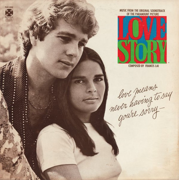 Francis Lai - Music From The Original Soundtrack Of The Paramount Picture Love Story | Paramount Records (PAS 6002)